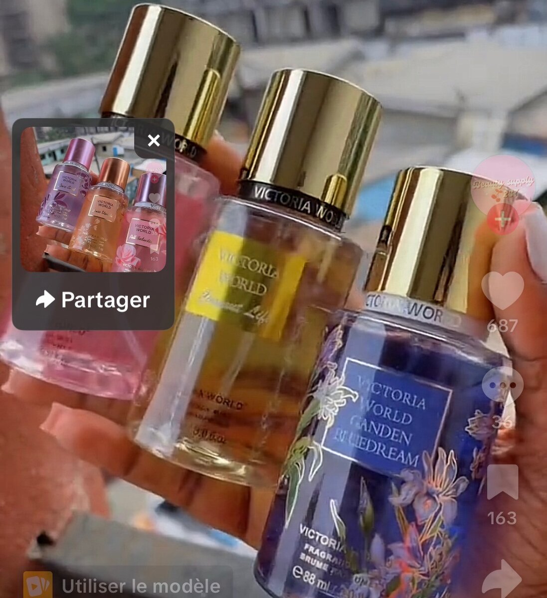 Parfum femme Victoria World