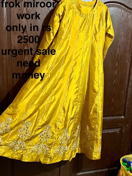 musterd frock 3pc black sari