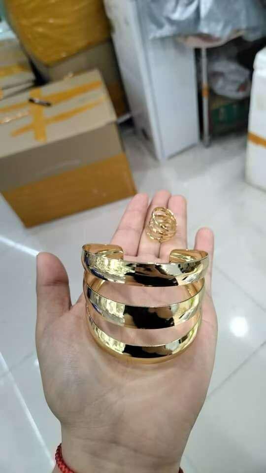 Ensemble gourmette et bague