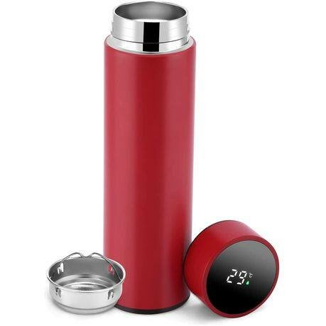 Temperature display flask