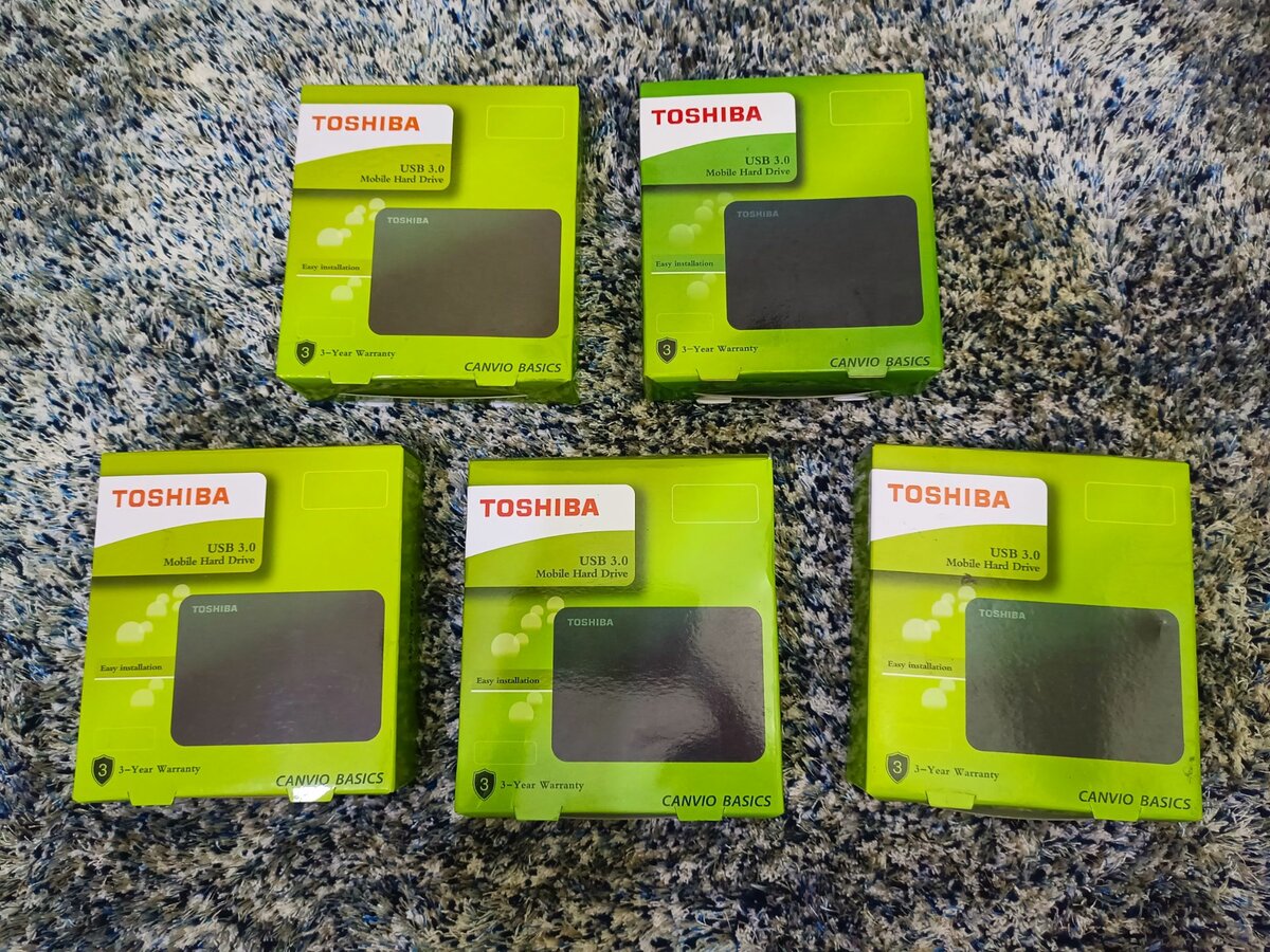 500 GB Toshiba External Hard Disk