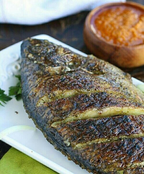 Poisson au four/attieke