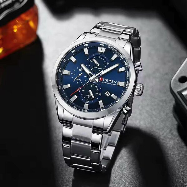 Montre homme CURREN argentée