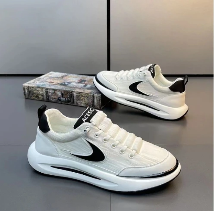 Baskets blanches sport unisexes