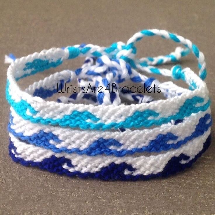 Bracelet en corde tissée