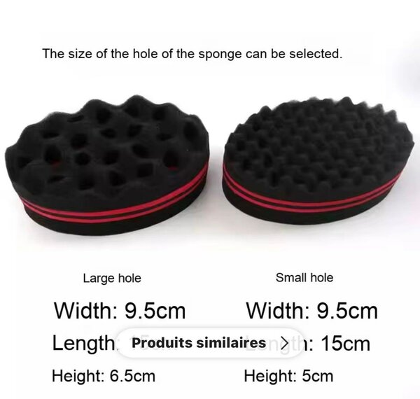 Éponge Twist pour Coiffure Afro