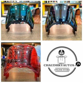 MOTORCYCLE UNIVERSAL HEADLIGHT WINDSHIELD UNBREAKABLE