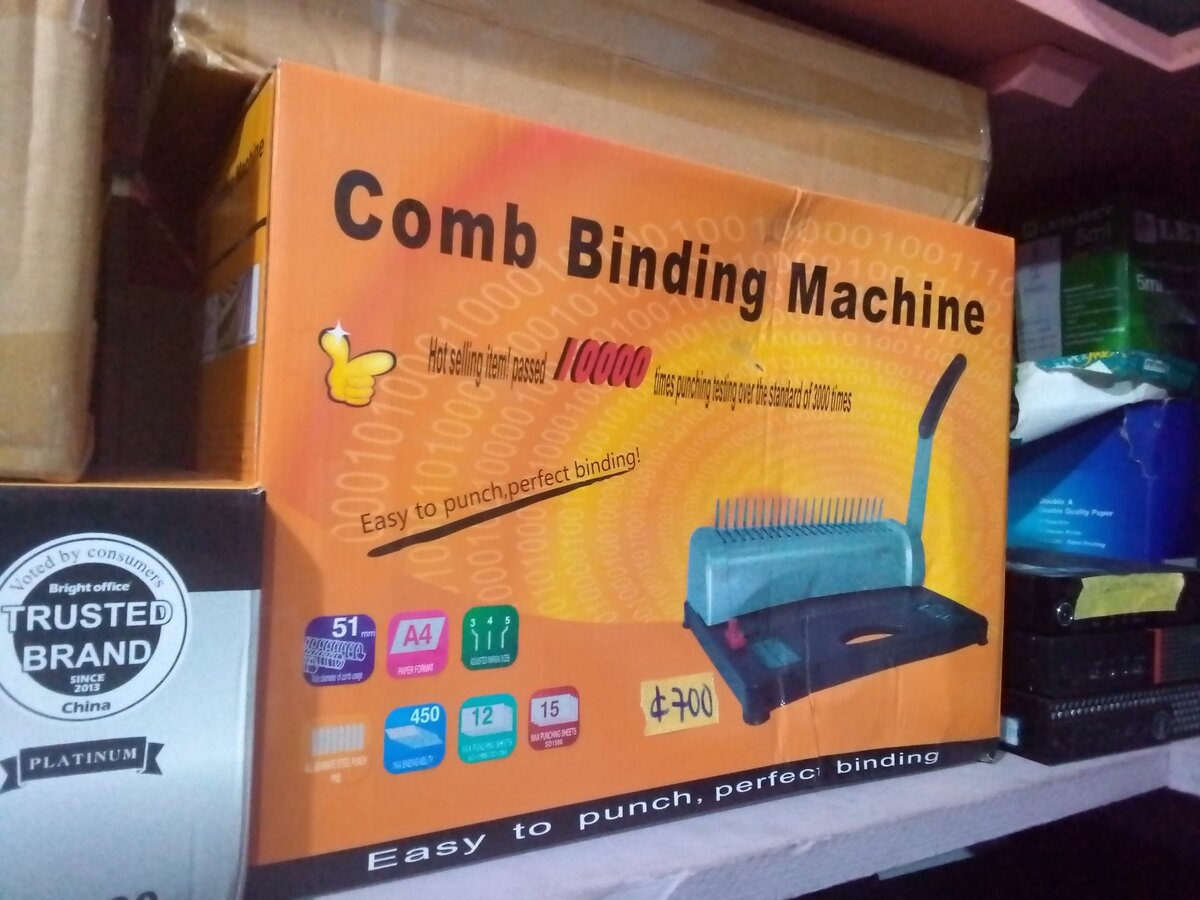 A4 SUPER QUALITY BINDING MACHINE