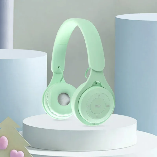 Casque Bluetooth Vert Pastel