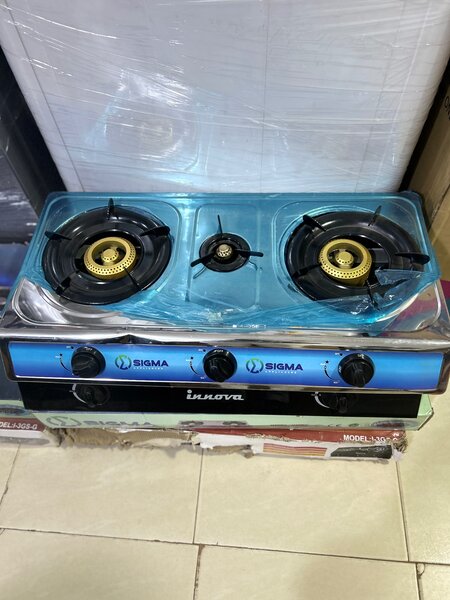 Sigma 2 burner table Top stove- stainless steel