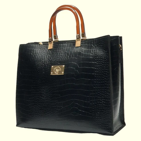 Luxury Croc-Embossed Leather