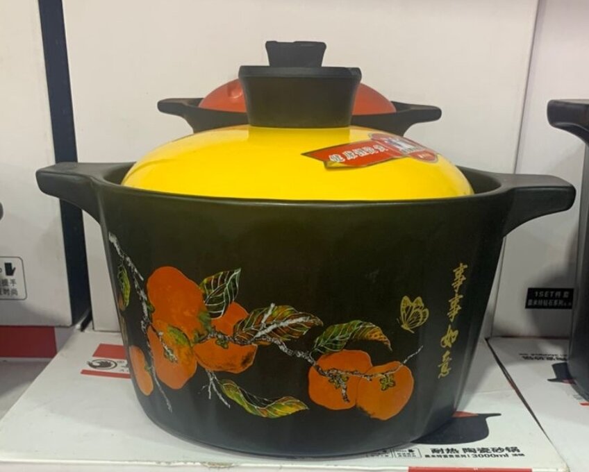 3.2-6L CERAMIC COOKING POT