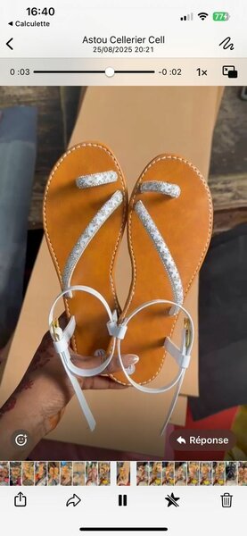 Sandales d'été tendance femme