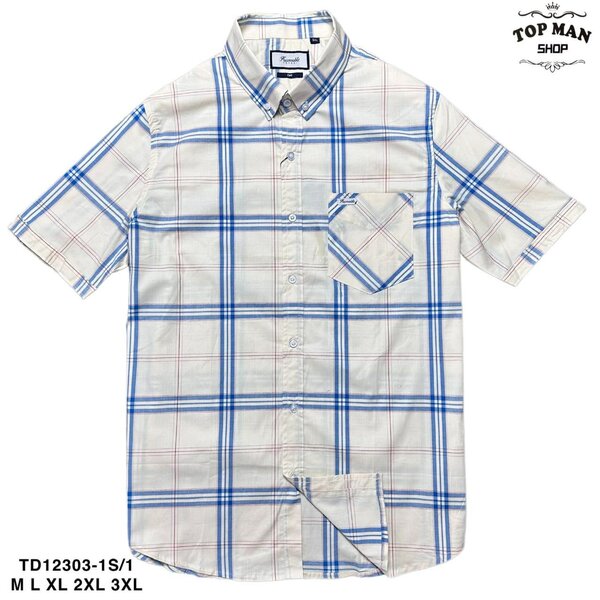 Chemises manches courtes avec rayures