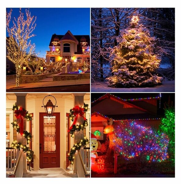 102M 1000-LED OUTDOOR LED SOLAR STRING LIGHTS WATERPROOF