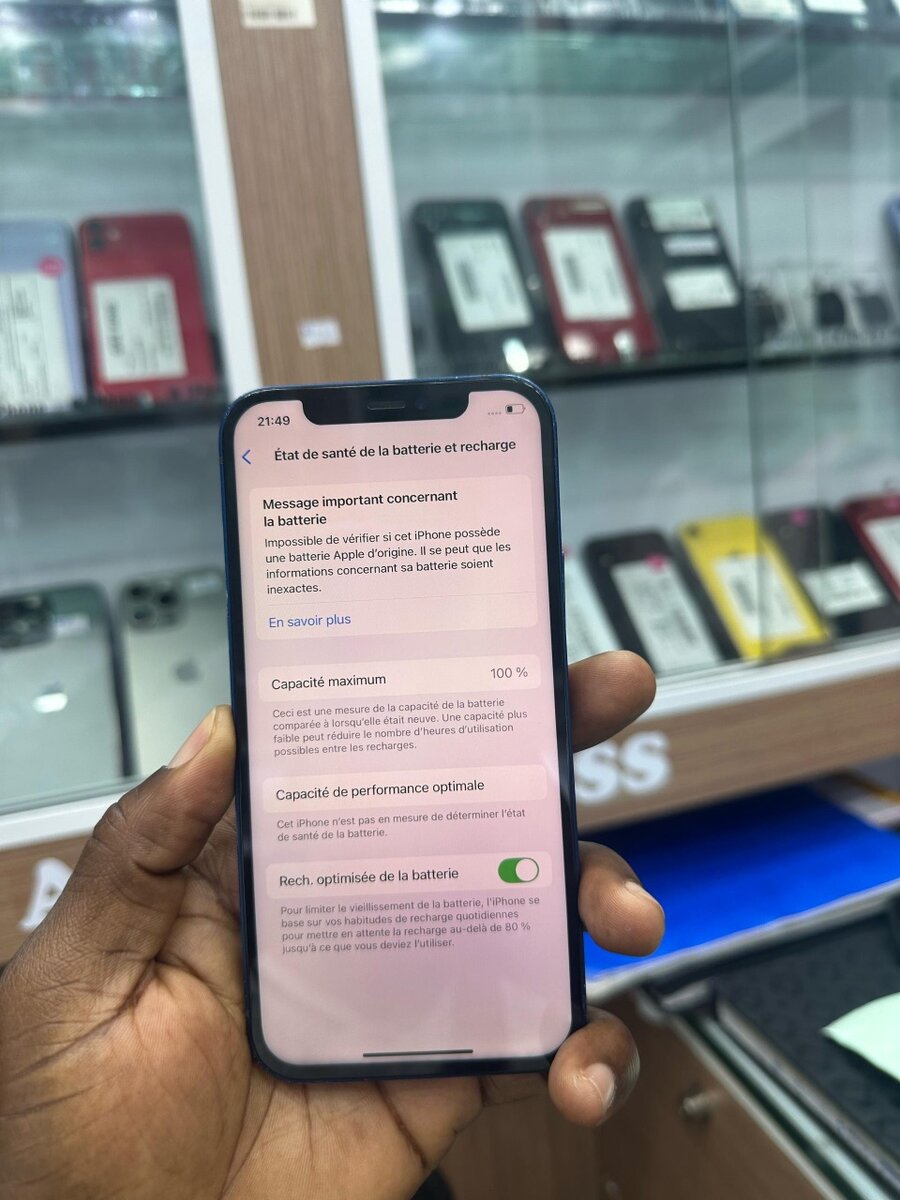 iPhone 12 Bleu Débloqué 64Go