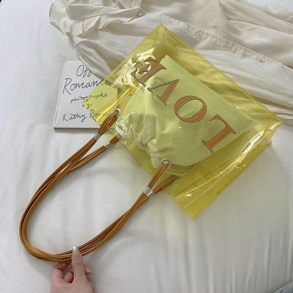 Sac Transparent 'Love' Chic