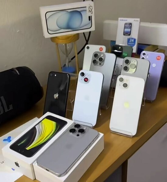 Smartphones modernes et élégants