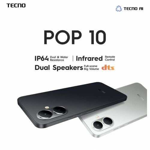 Tecno Pop 10 - 6,67" - 64Go+3