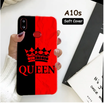 Samsung A10s Pouch Cover - Queen Soft Back Cover Case For Samsung A10s - Red