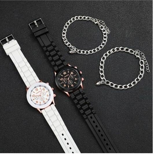 2 montre & bracelet Couple
