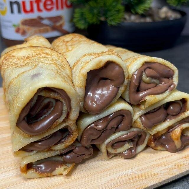 Crêpes fourrées au Nutella