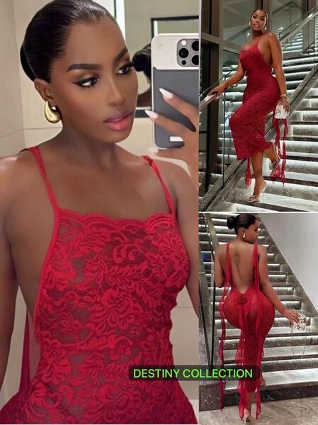 Robe élégante en dentelle