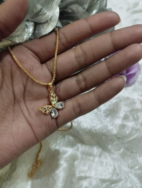 Butterfly china gold neckless/Pendant for Girls Best Birthda