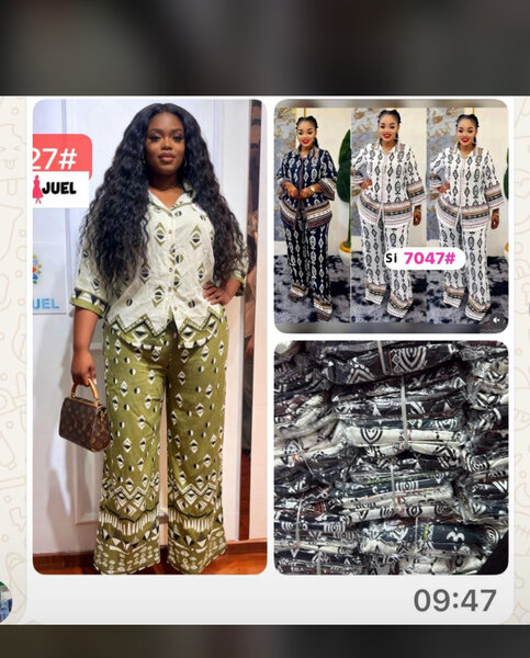 Ensemble chic imprimé