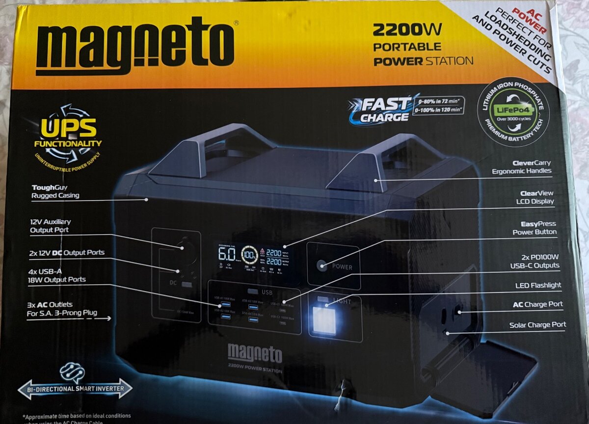 Magneto Portable powerstation.