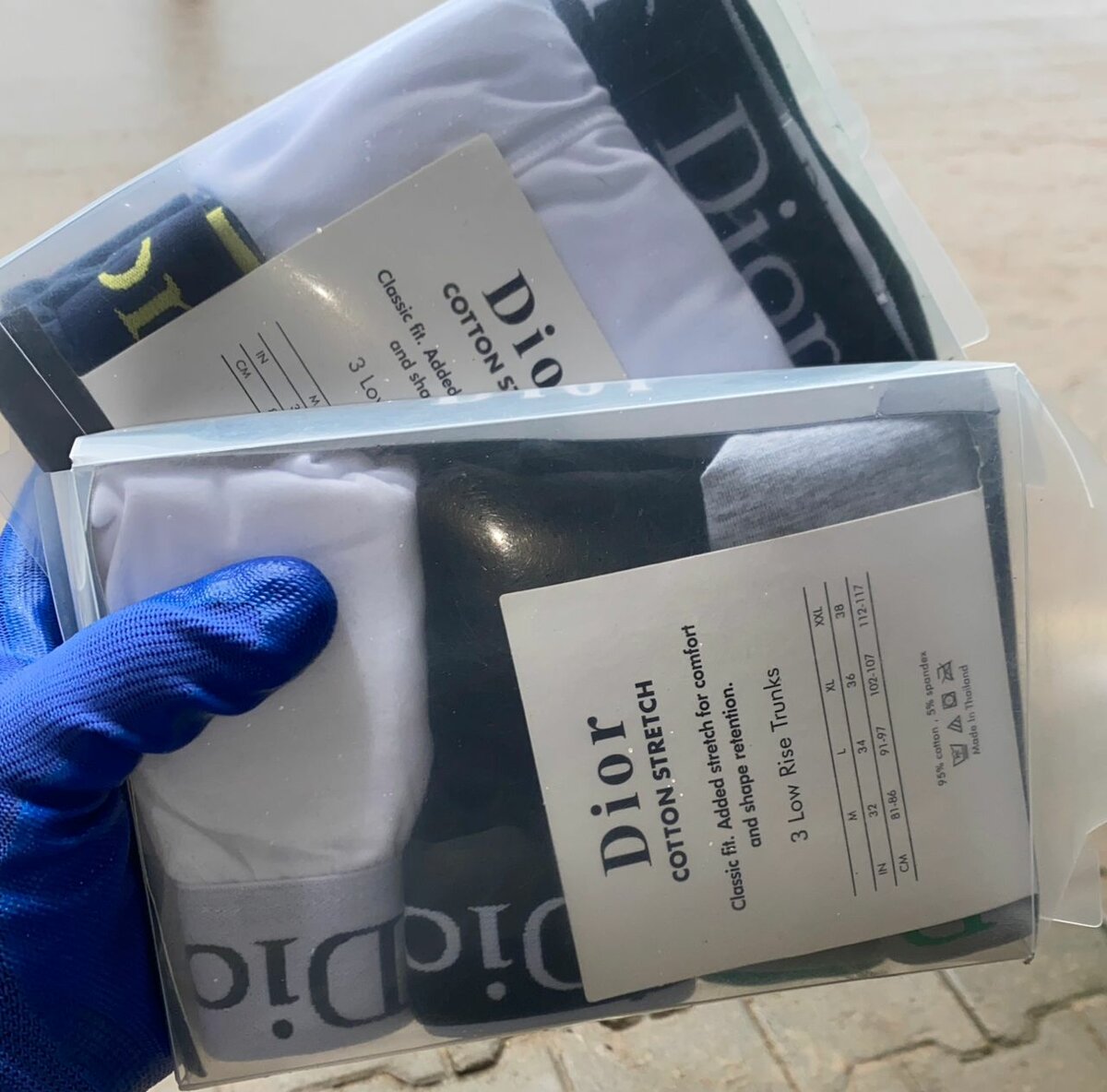 Boxers en coton Dior Homme