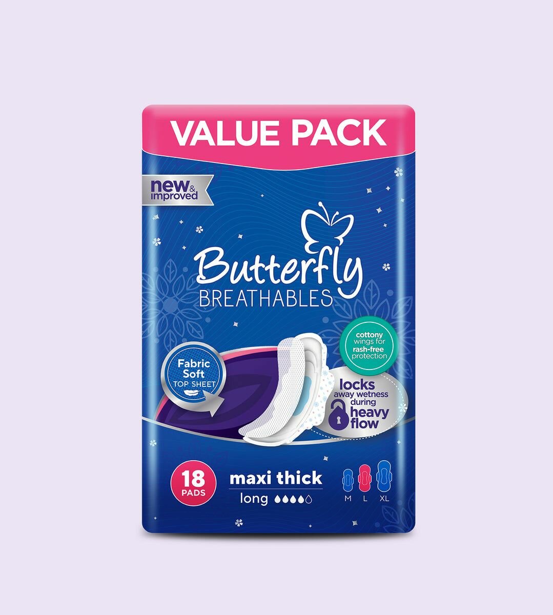 Buttfly Maxi Value Pack Long