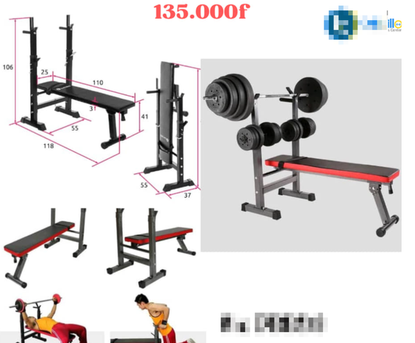 Banc de musculation