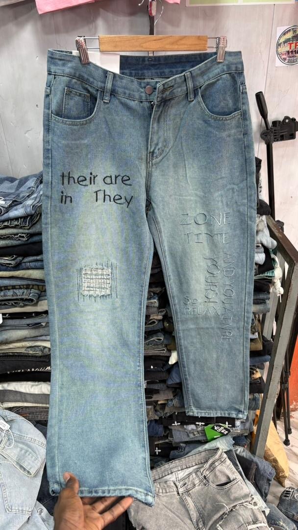 Jeans décontractés unisexes