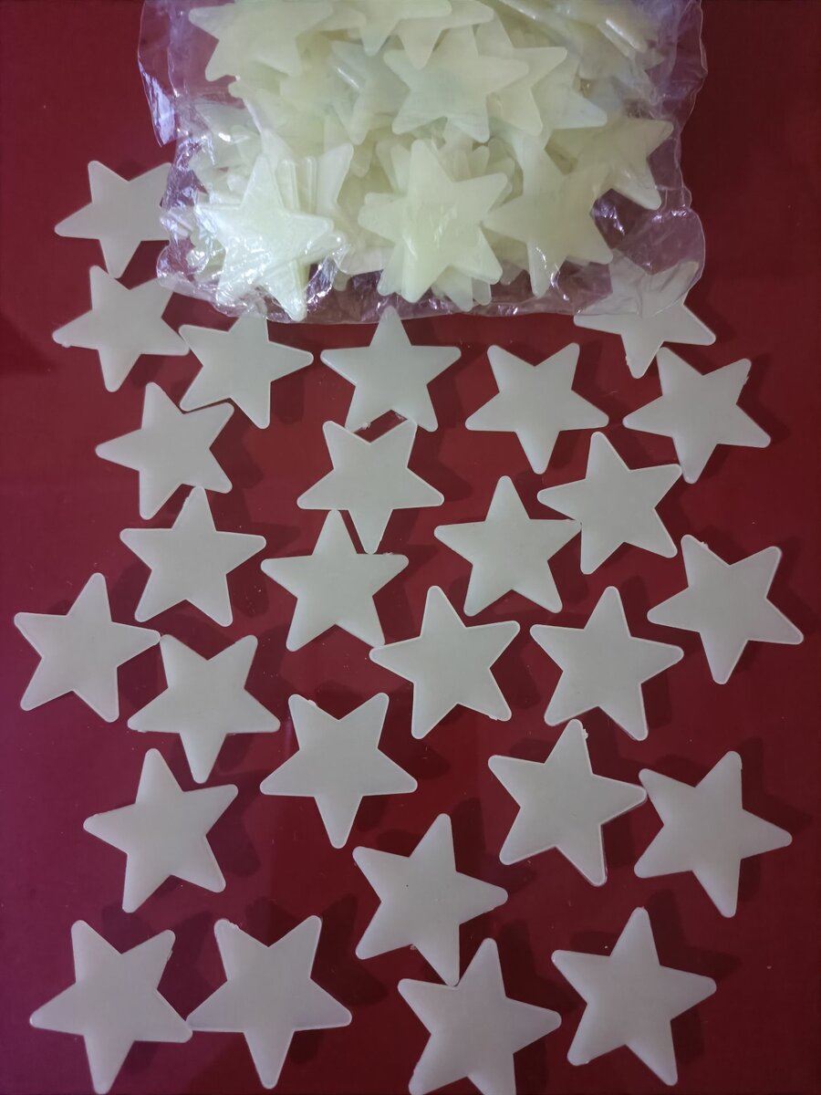 Etoile fluorescente de decoration