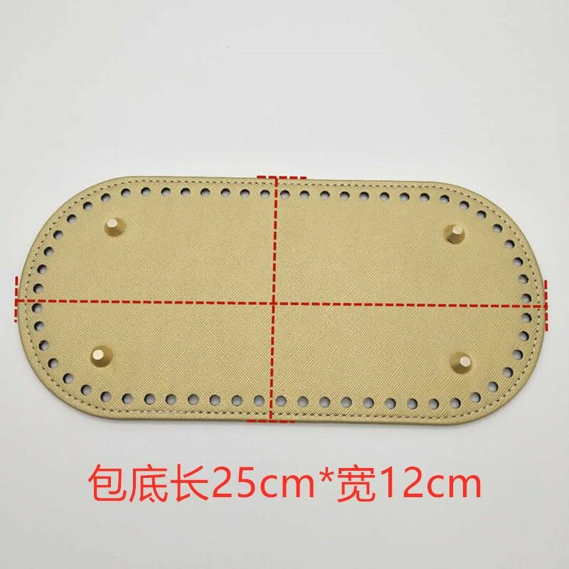 Base en cuir pour sac