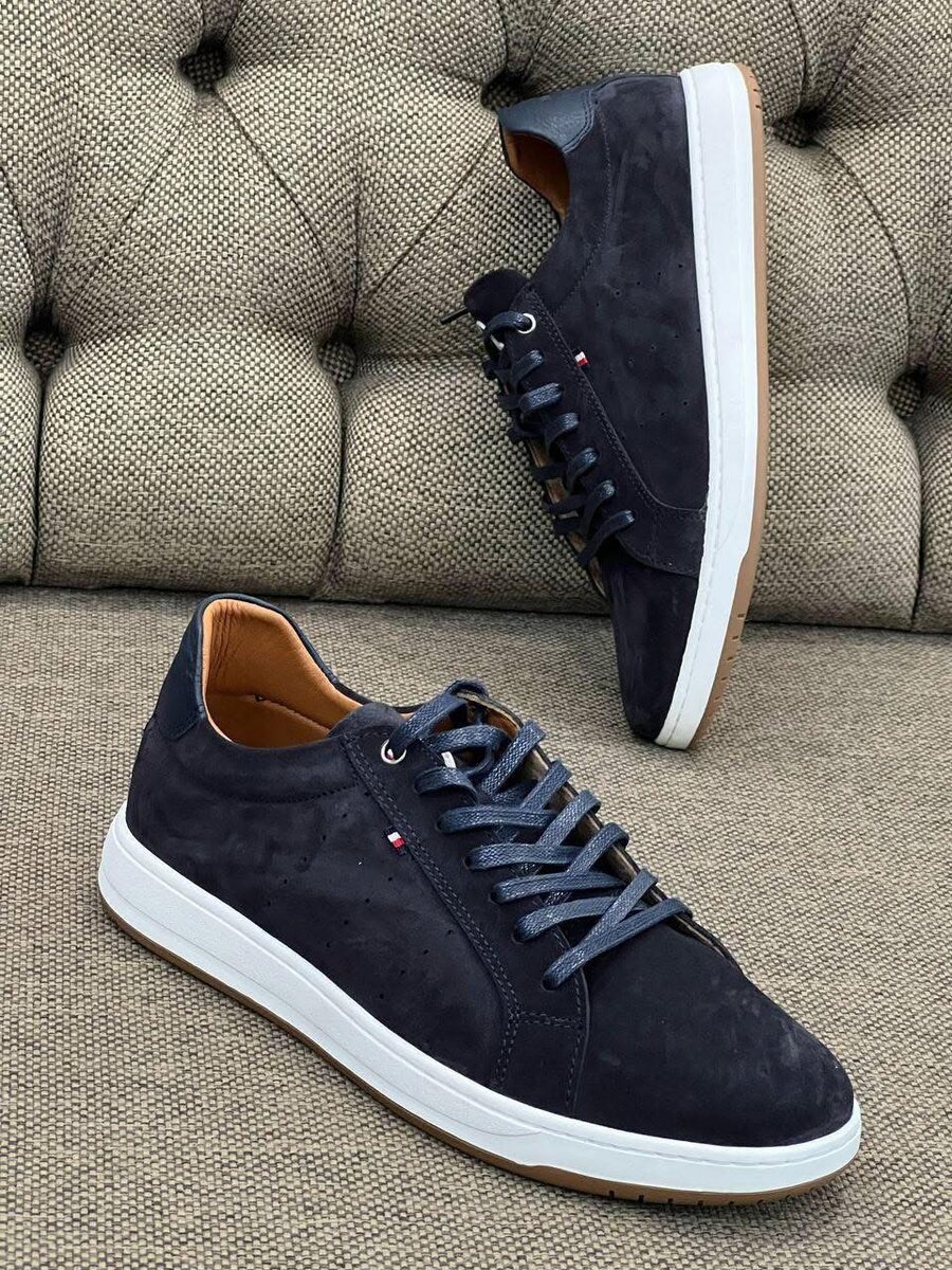 Baskets en daim pour hommes