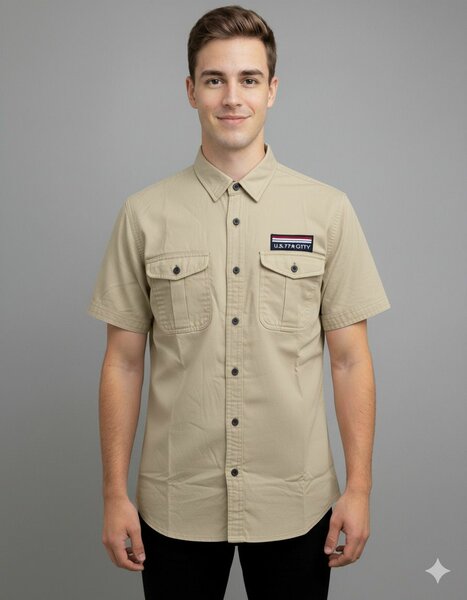 Chemise homme à manches courtes élégante