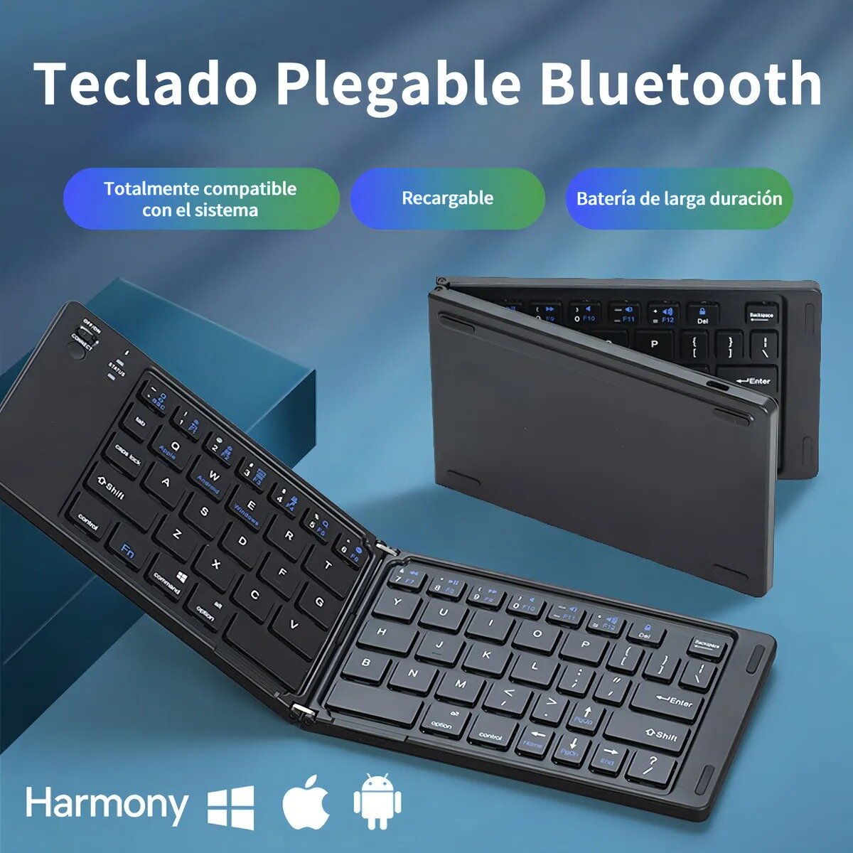 Clavier Bluetooth Pliable Rechargeable
