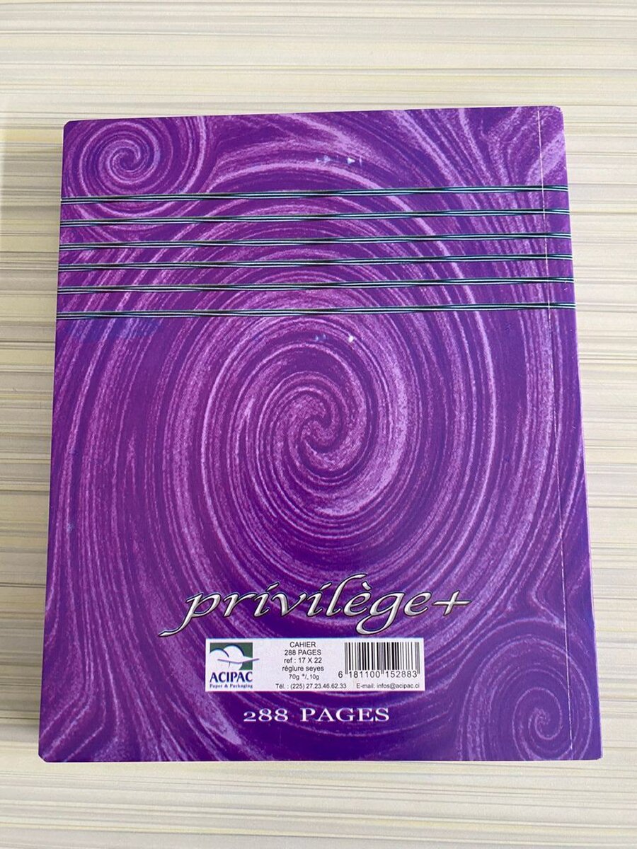 Cahier Privilège+ 300 pages