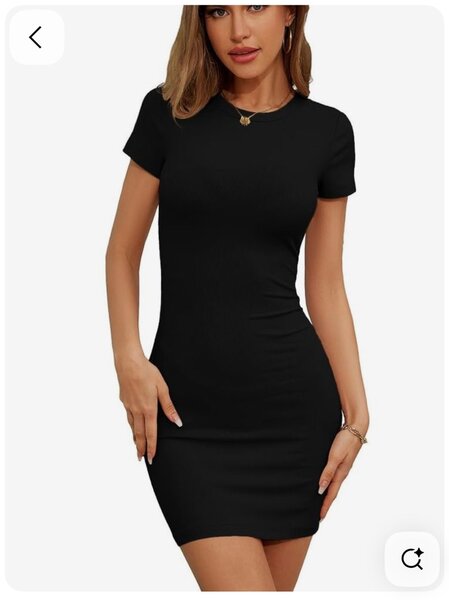 Robe ajustée noire élégante