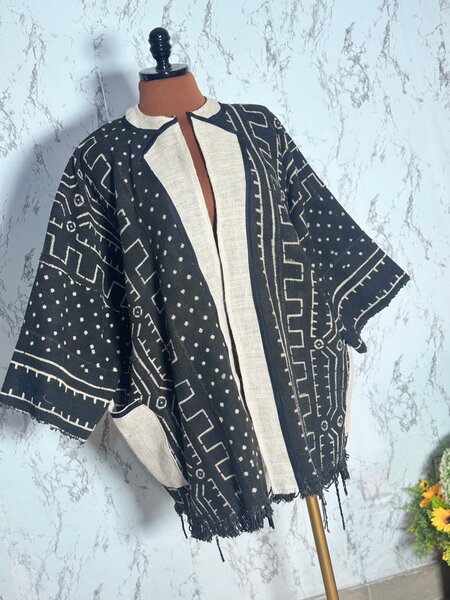 Kimono ethnique coton