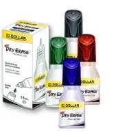 Dry Eraser Board Marker Ink-15Ml / White Board Marker Ink Dolllar ( 4 Pcs ) Multicolour