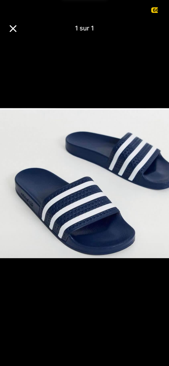 Claquettes confort homme