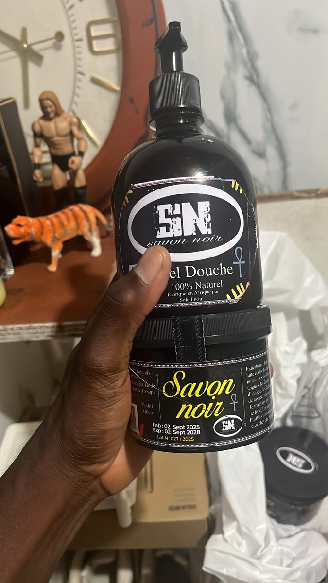 Savon Noir Naturel Purifiant