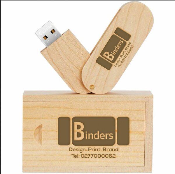 Bamboo Pendrive with Case