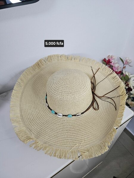 Chapeau de paille élégant été