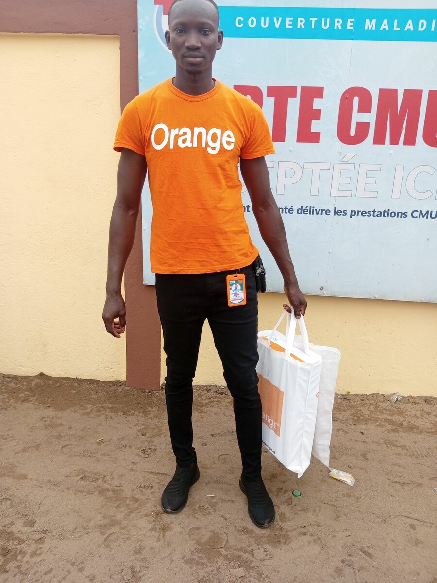 FIBRE OPTIQUE ORANGE