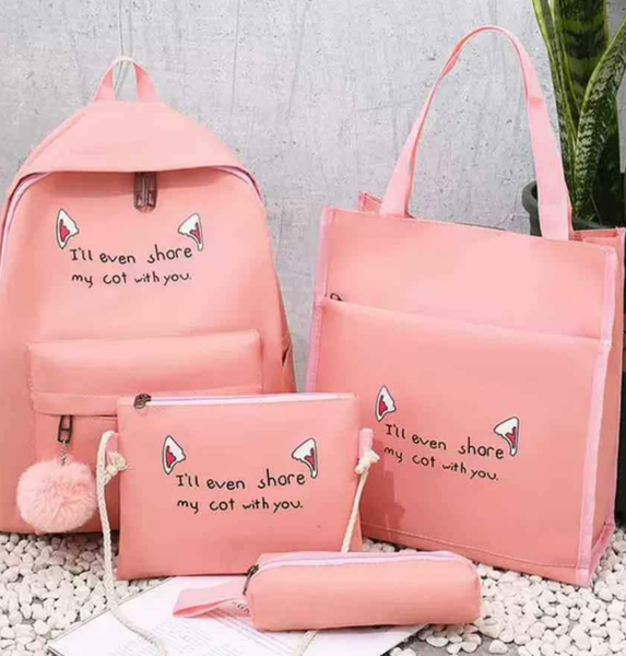 4pieces bags 