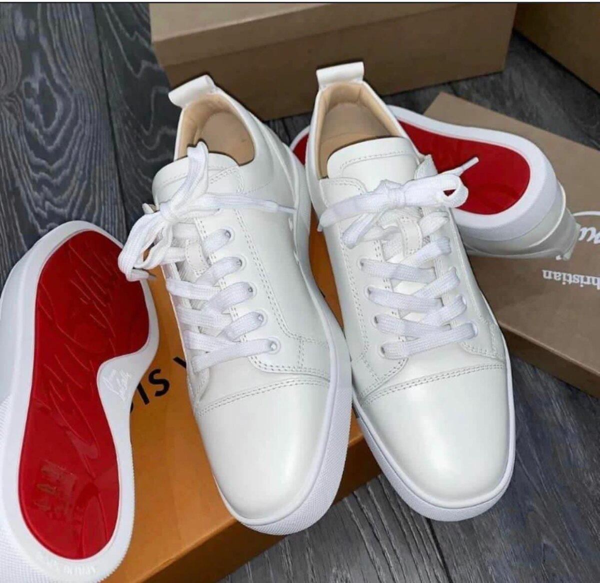 Sneakers élégantes en cuir